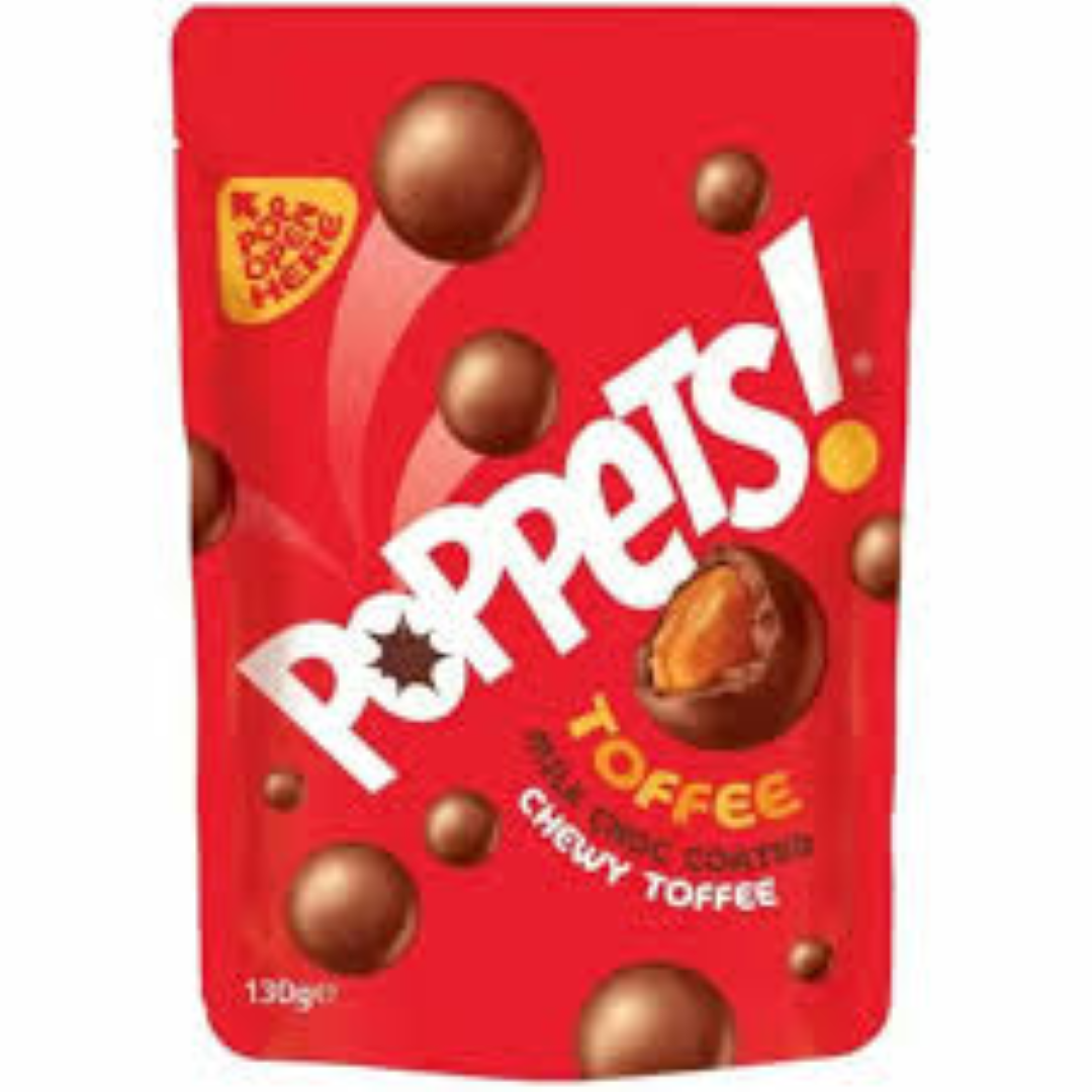 POPPETS TOFFEE 130G